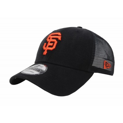 NEW ERA 9Forty San Francisco Giants Black Orange Mesh Cap Adult  Truck Hat  eb-59275609